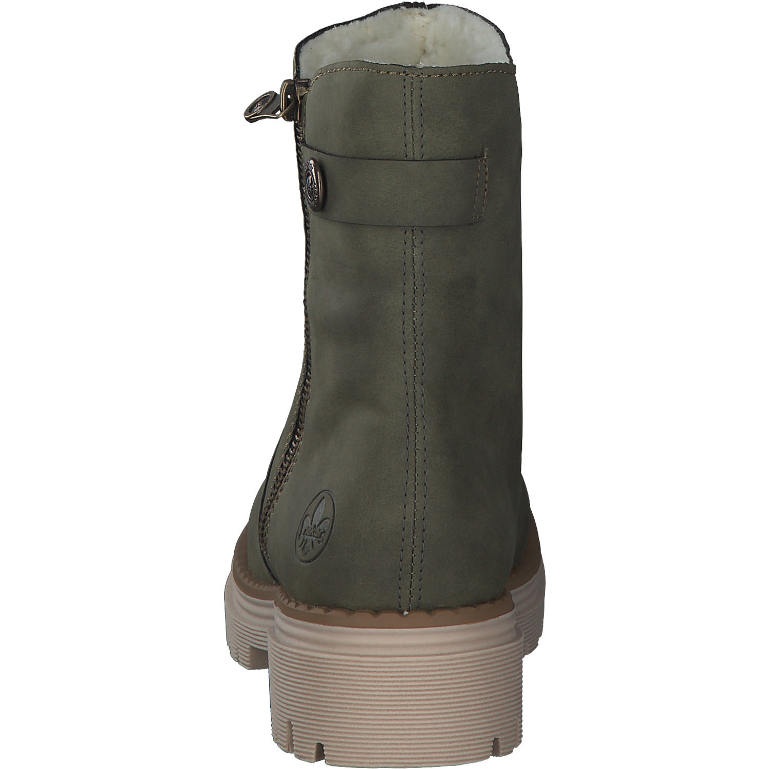 Rieker Z8564, Ankle Boots, Damen, Grün