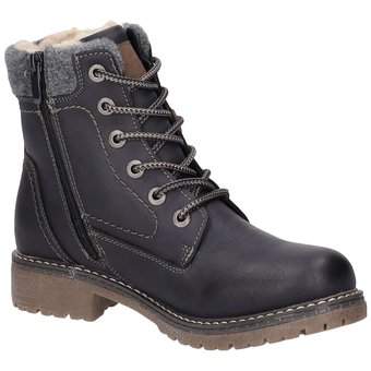 Puccetti Schnür Boots in blau