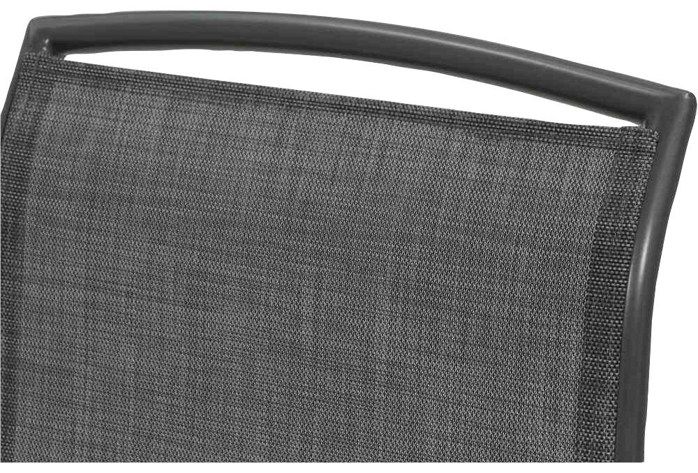 Siena Garden Gartensessel Livorno SET 4x Relax anthrazit (Set, 4-St)