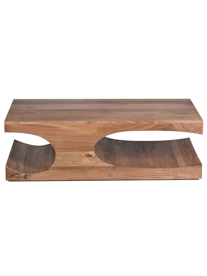 KADIMA DESIGN Couchtisch BOHA Massiv-Holz 118 cm breit Wohnzimmer-Tisch in Akazie günstig kaufen onesize