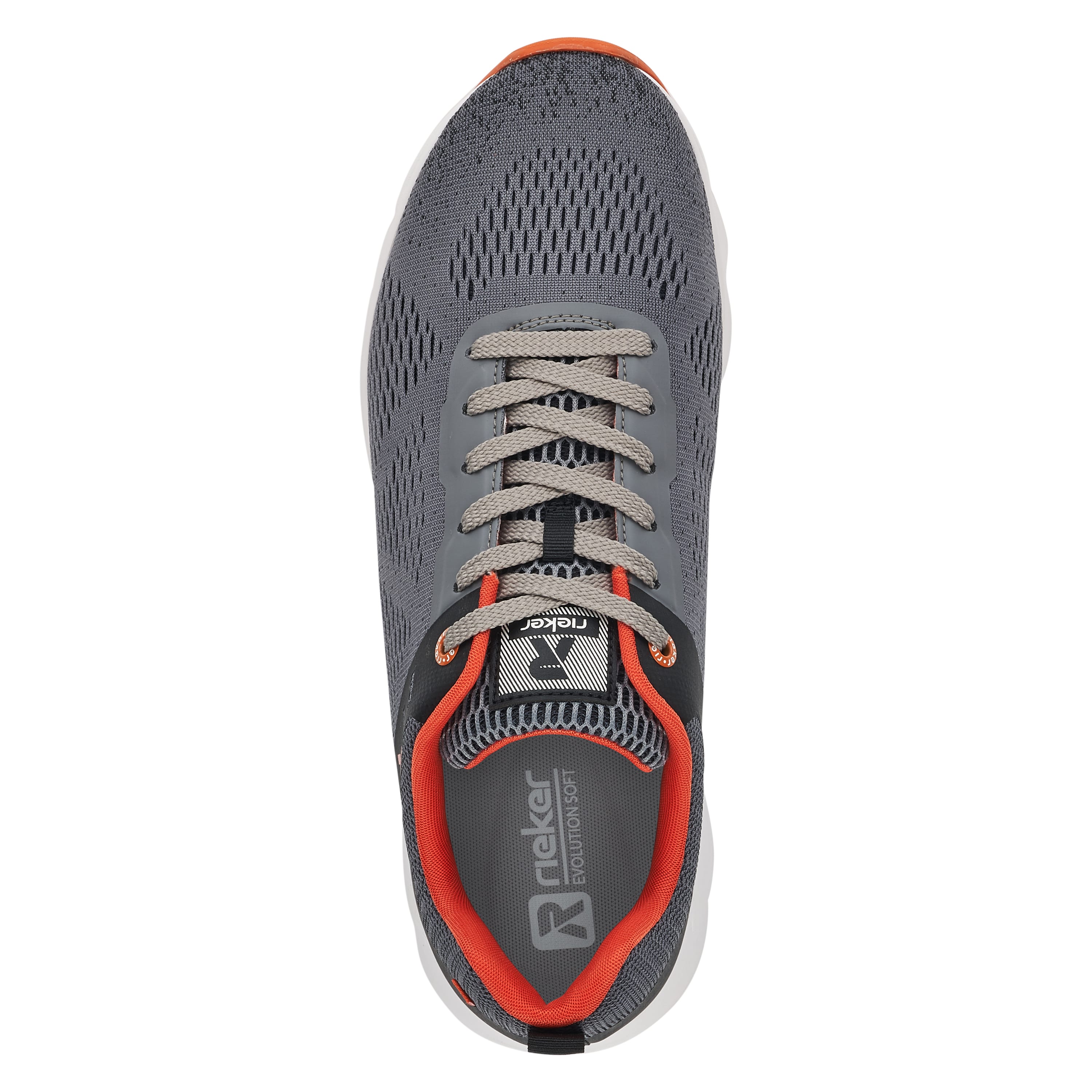 Rieker Herren Sneaker Low silver grey