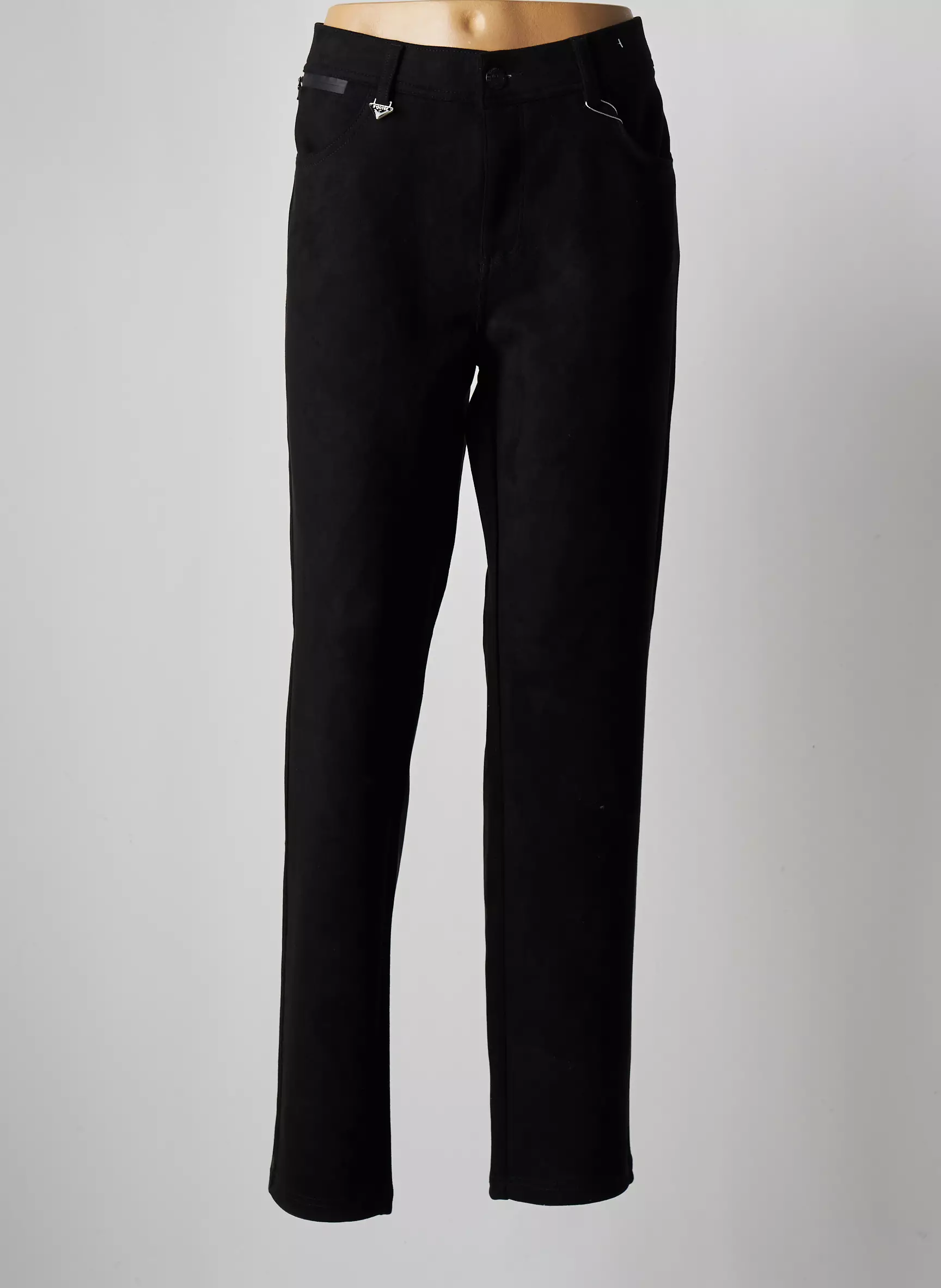 S Quise Pantalons Slim Femme couleur marron