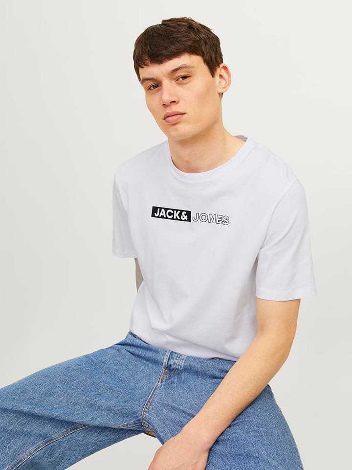 Jack & Jones Shirt in Weiß günstig kaufen