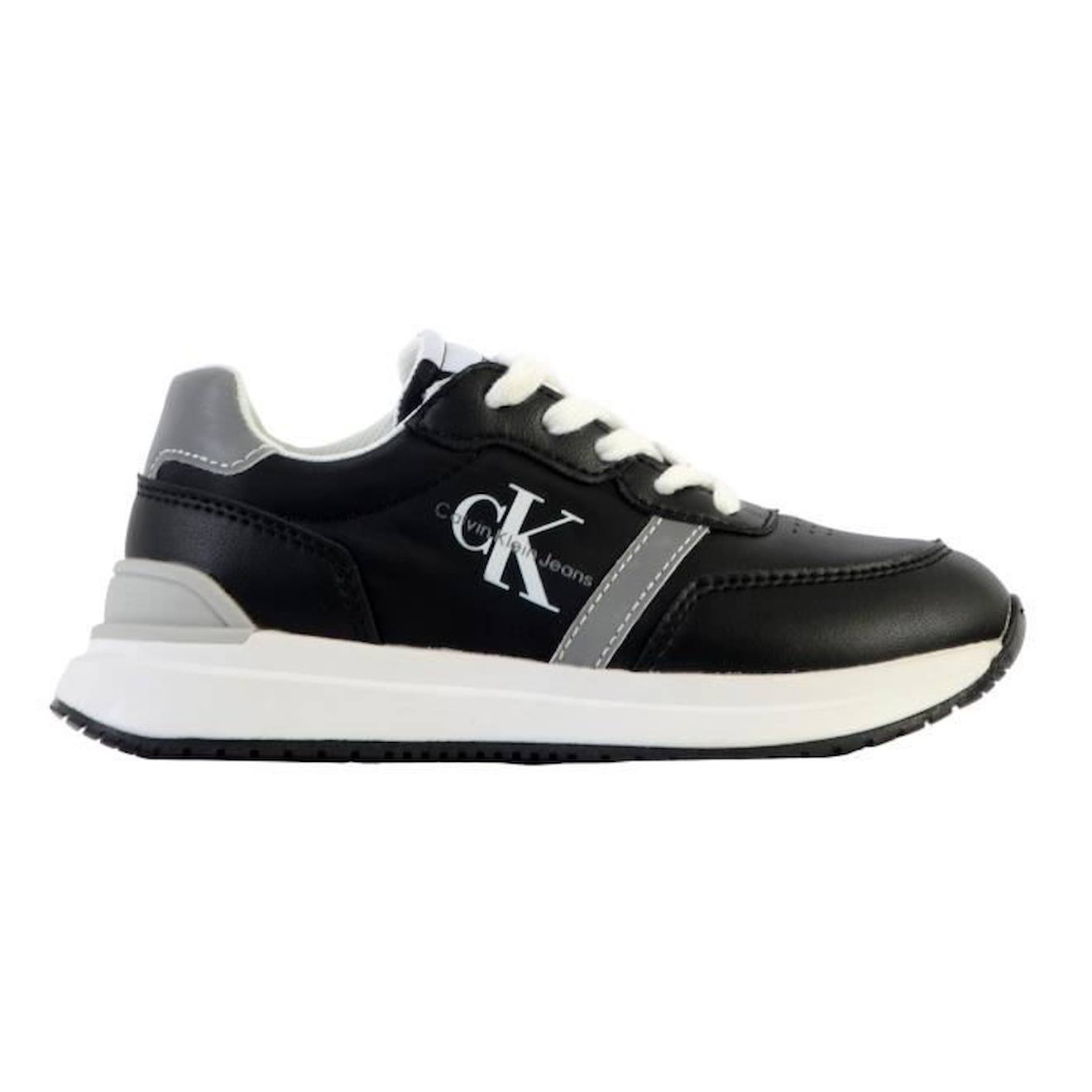 Basket à Lacets Enfant Calvin Klein Jeans Low Cut Lace-Up noir
