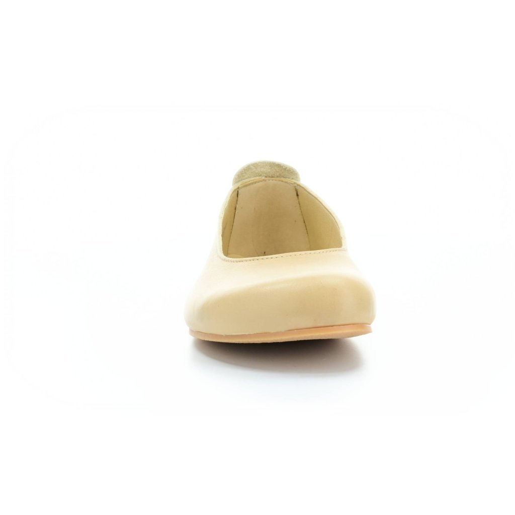 Angles Nomia Beige Barfuß-Ballerinas