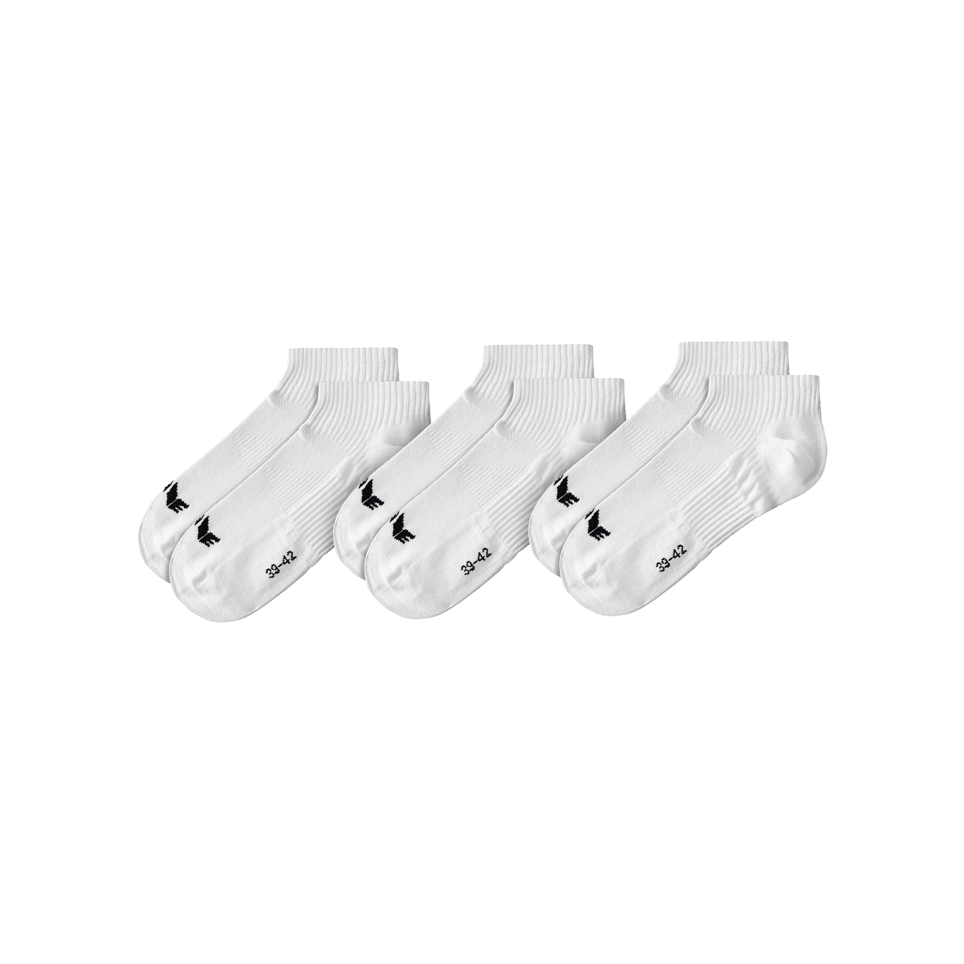 Erima 3-Pack Füßlinge Weiss