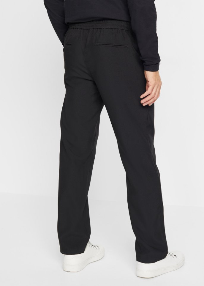 Loose Fit Chino-Schlupfhose aus recyceltem Polyester, Straight