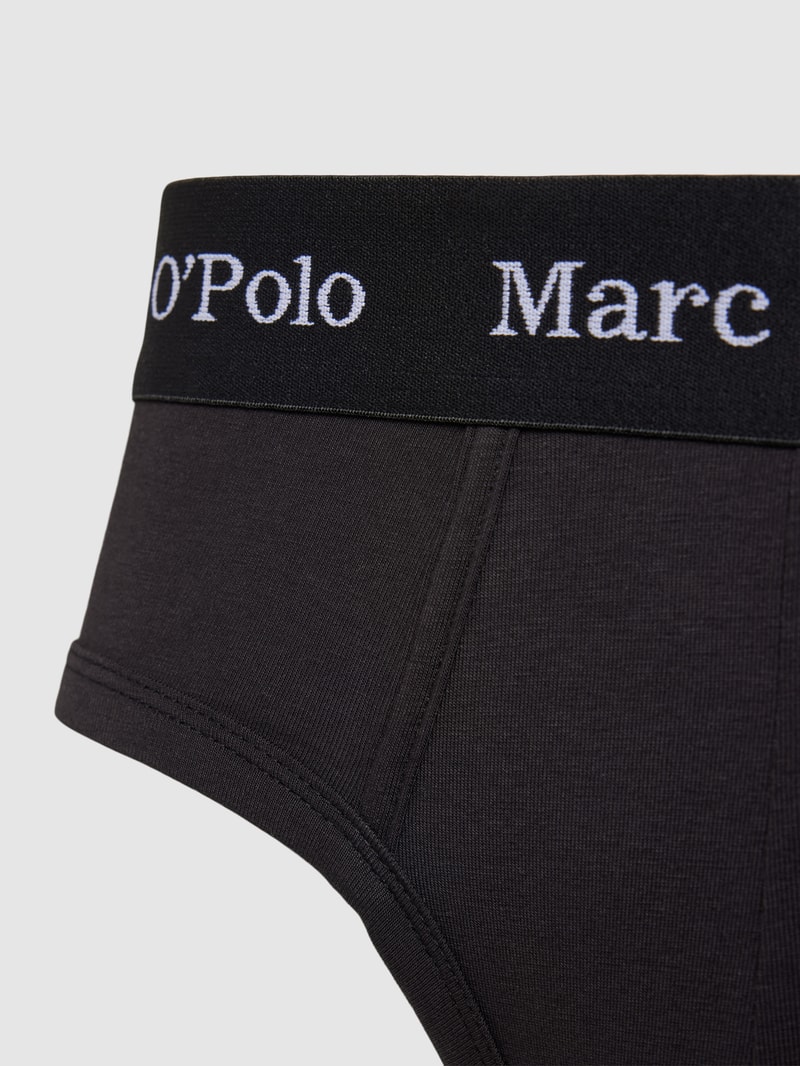 Pants mit Label-Bund Modell 'ESSENTIALS' im 3er-Pack in schwarz