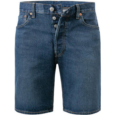 Levi's®, Jeansshorts 501, Baumwoll-Stretch, mittelblau