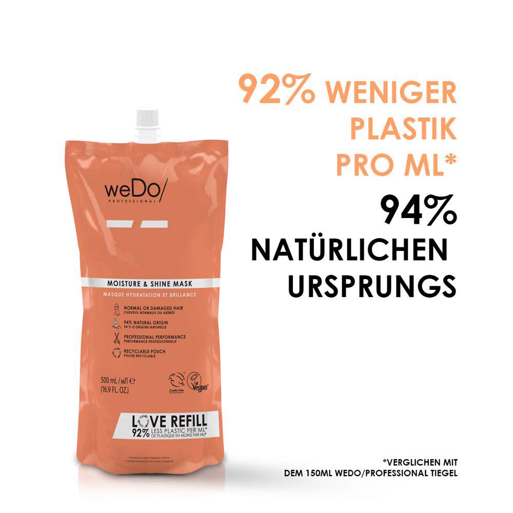 weDo Professional Moisture & Shine Mask Refill 500 ml
