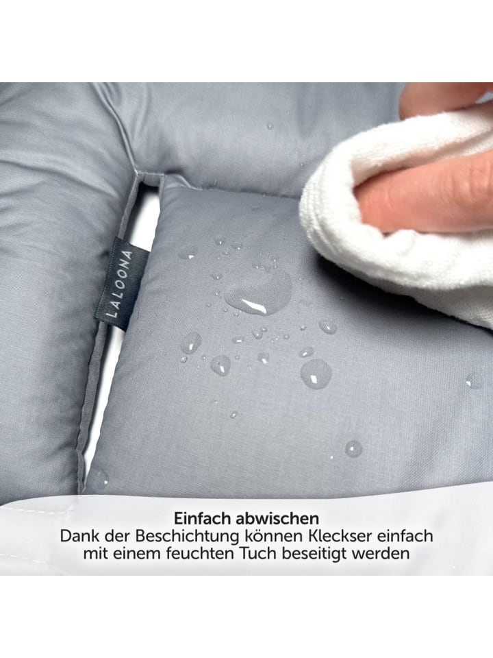 LaLoona Sitzkissen / Hochstuhlauflage für Stokke Tripp Trapp in grau günstig kaufen onesize