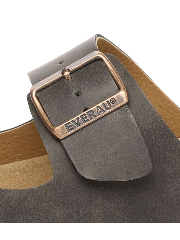 EVERAU Australia Leder Sandalen Duck in Braunes geöltes Leder günstig kaufen