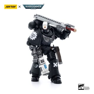 Warhammer 40k Actionfigur 1/18 Iron Hands Assault Intercessors Sergeant Kalock 12 cm