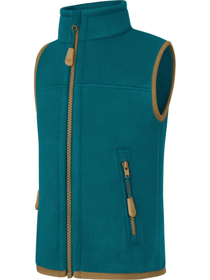 Normani Outdoor Sports Kinder Fleeceweste Kiana in Petrol günstig kaufen