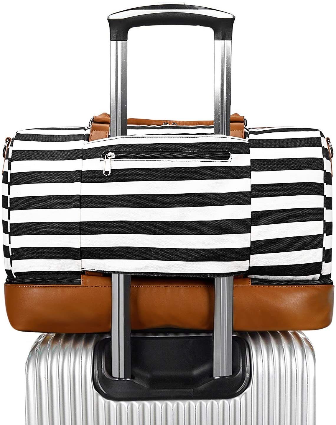 S-ZONE Reisetasche (1-tlg), Fitness-Freizeit-Sport- Reisetasche mit Schuhfach