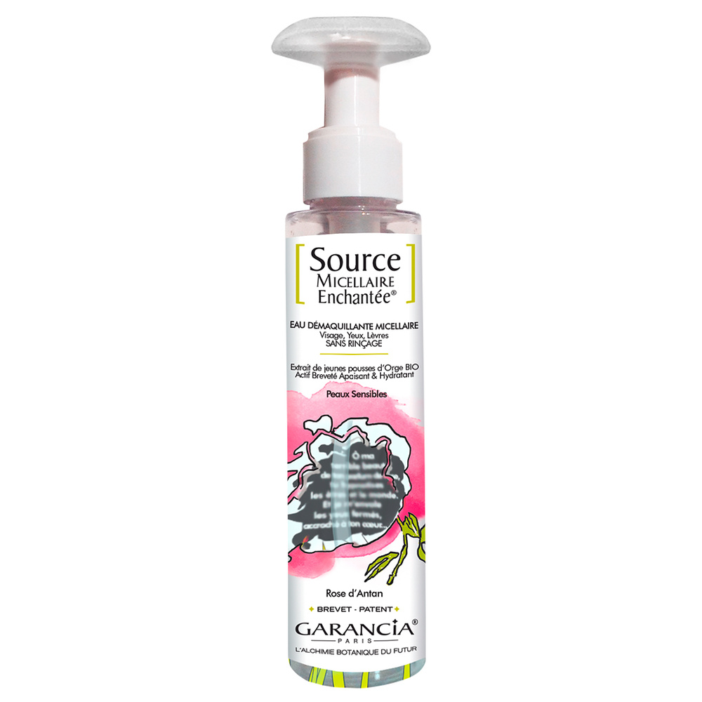 Garancia Source Micellaire Enchantée Eau Démaquillante Micellaire Rose