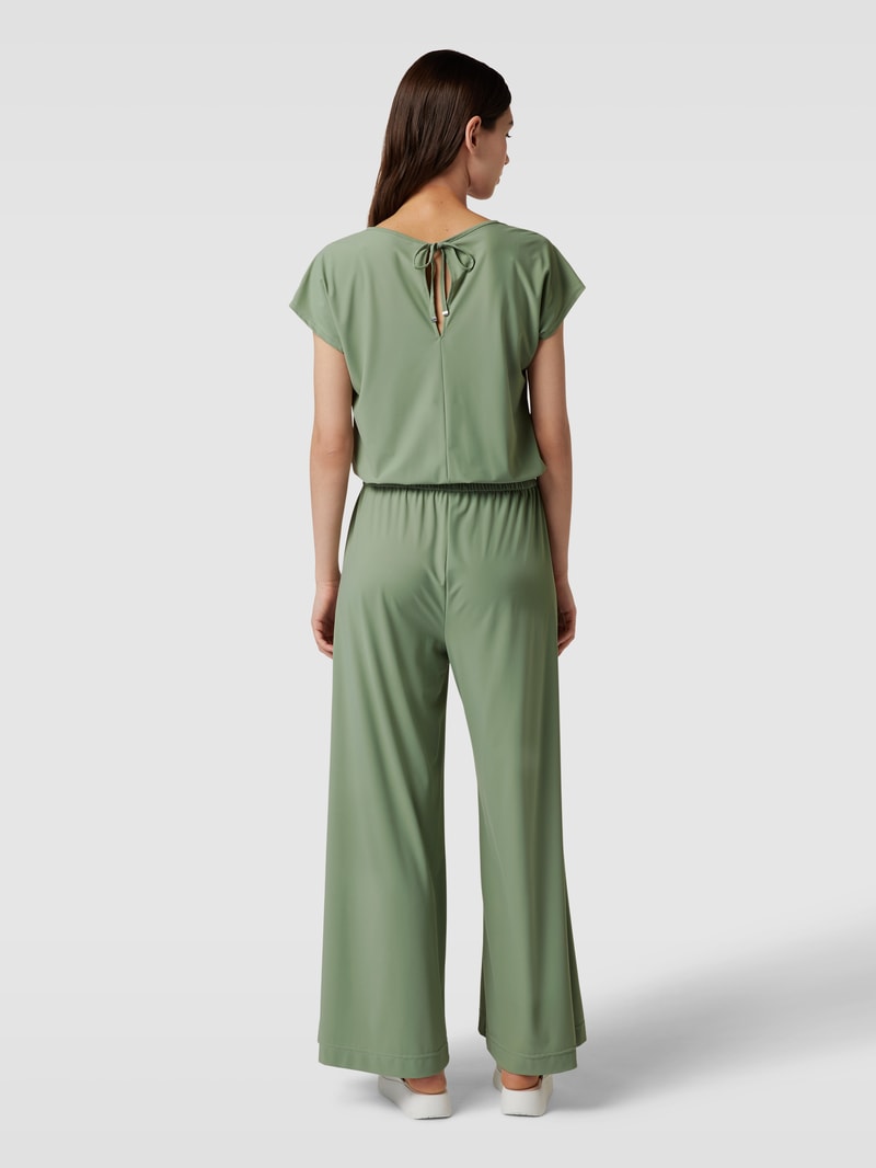 Jumpsuit mit V-Ausschnitt Modell 'JO' in khaki