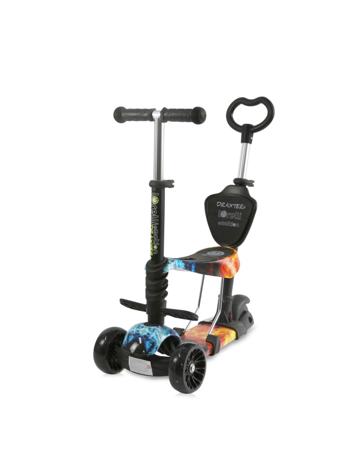 Lorelli Kinderroller Draxter Plus 3in1 in schwarz günstig kaufen onesize