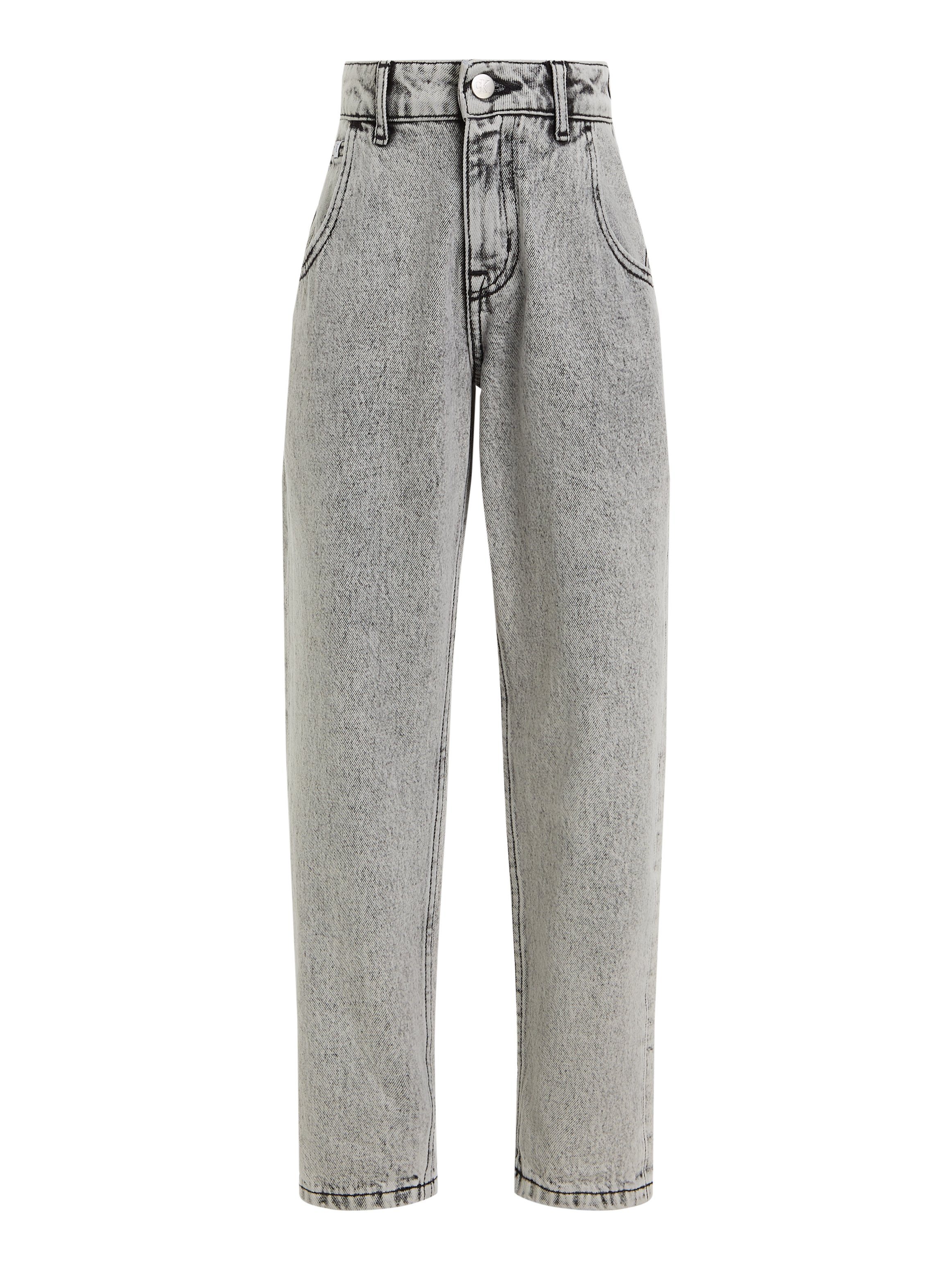 Calvin Klein Jeans Straight-Jeans BARREL STONE LIGHT GREY im 5-Poket-Style