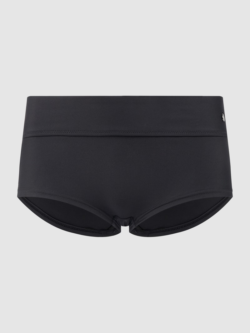 Bikini-Hose mit Stretch-Anteil in schwarz