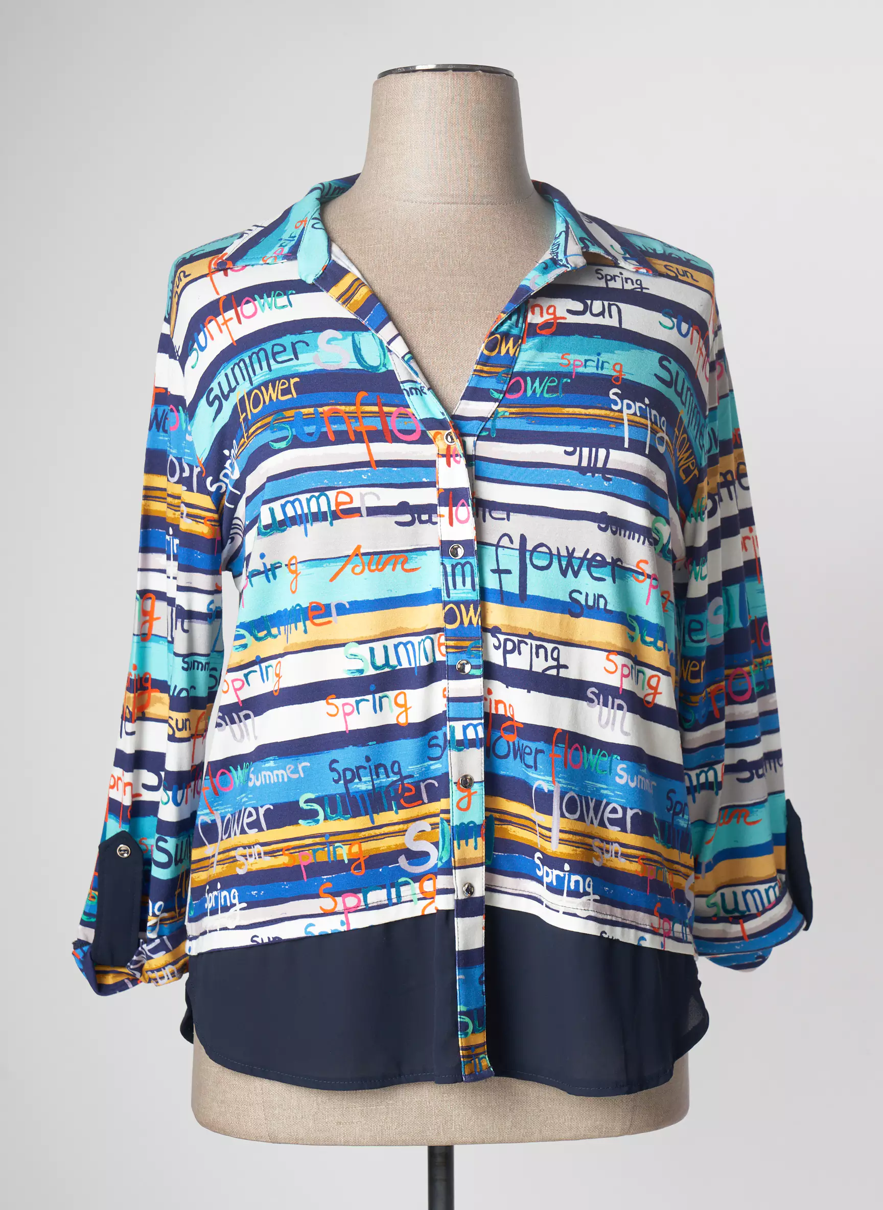 Tinta Style Chemisiers Femme couleur bleu