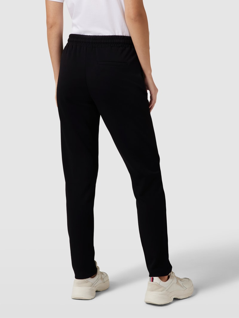 Sweatpants mit elastischem Bund Modell 'BANU' in schwarz