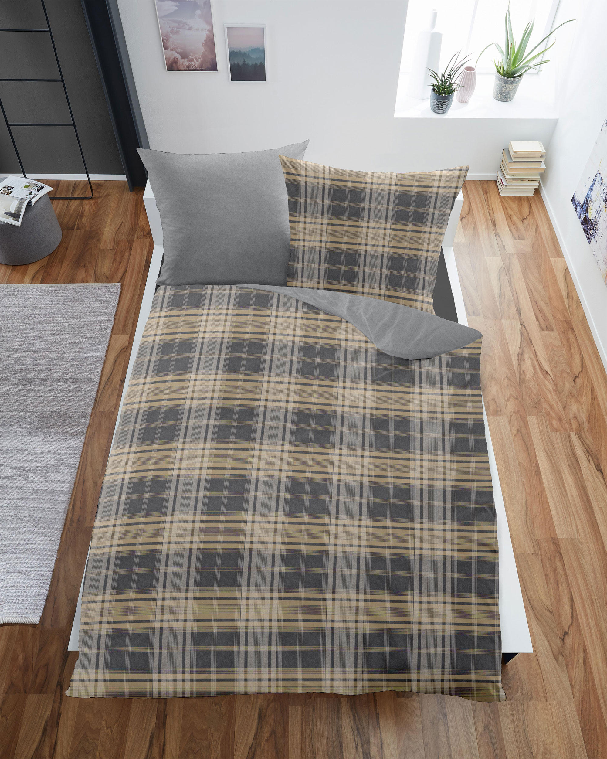 DormisetteMelange-Flanell-Bettwäsche