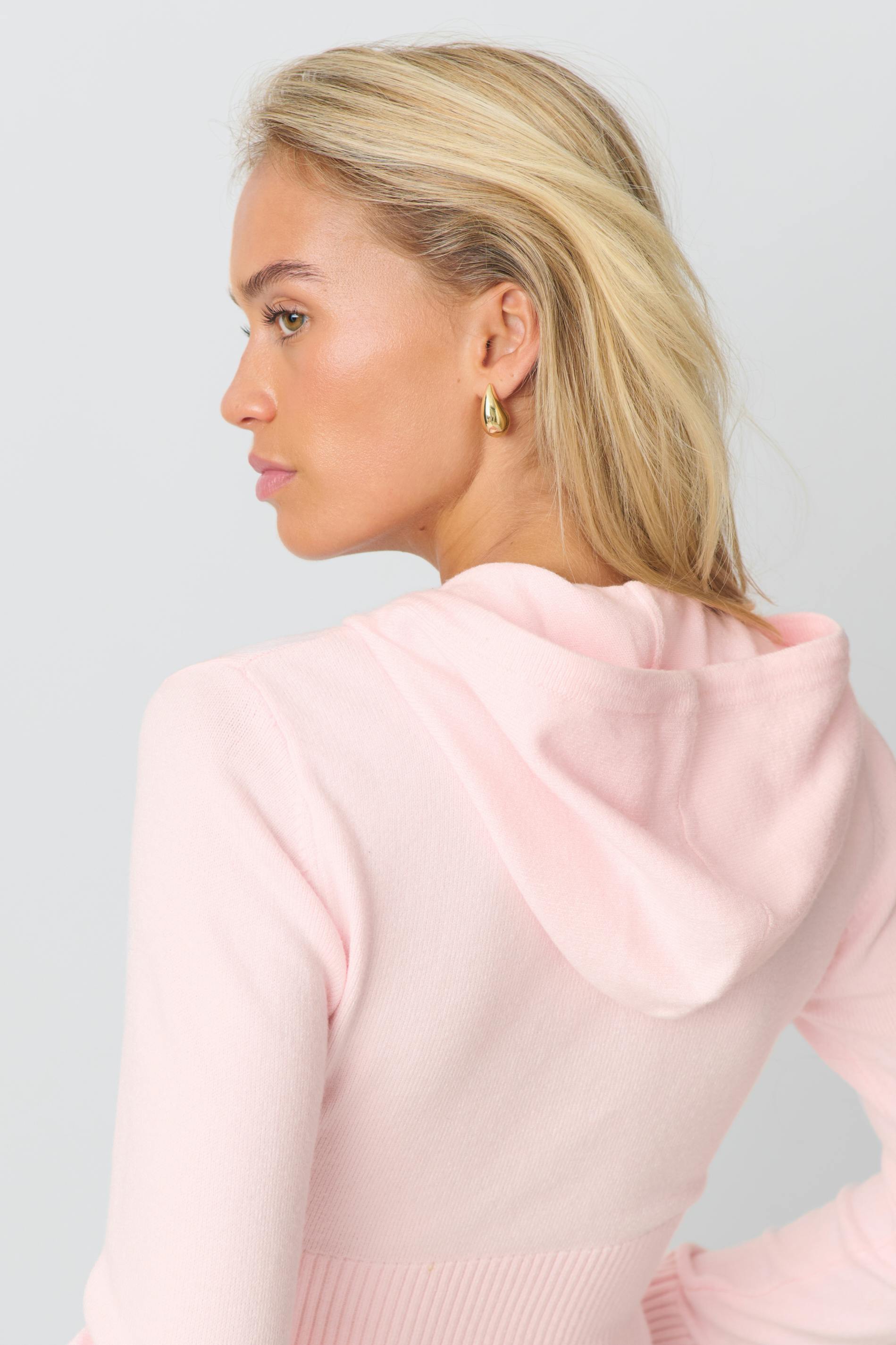 Knitted lounge jacket