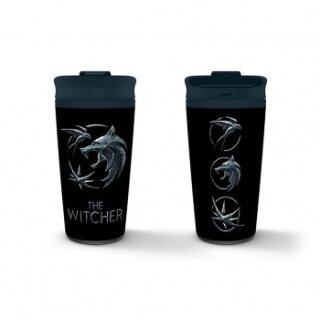 Pyramid Geschenkset (Metall Reisebecher) - The Witcher (Sigils)