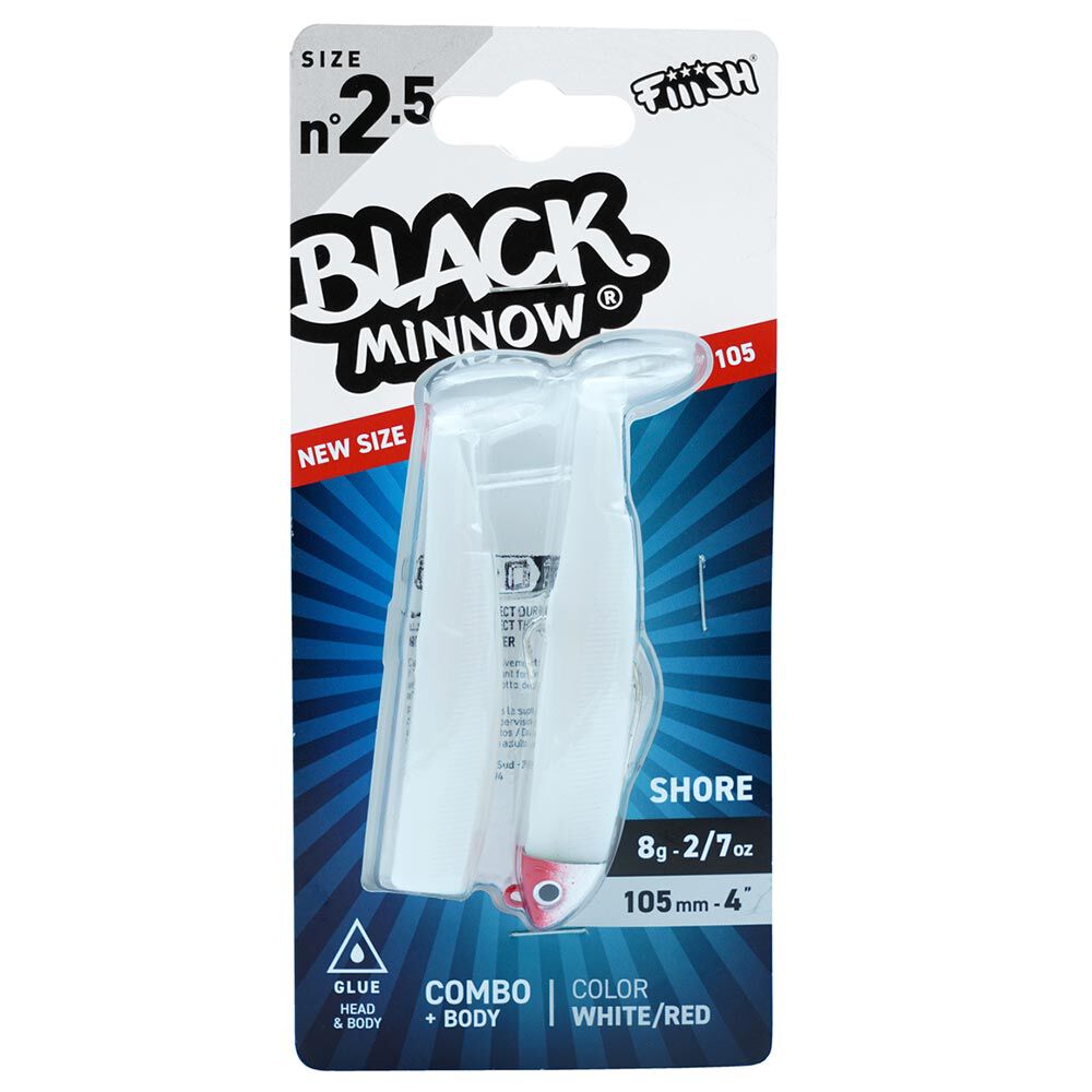 Fiiish Combo Black Minnow 105 Shore -pehmoviehe 10,5 cm 8 g