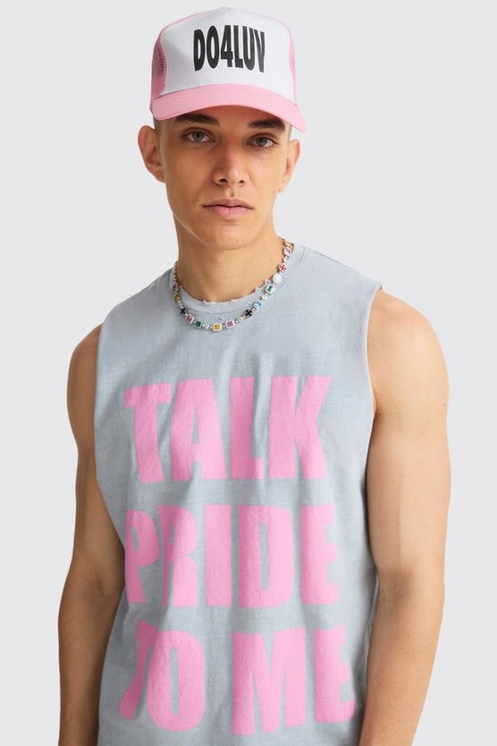 Kastiges zerrissenes Pride To Me Tanktop