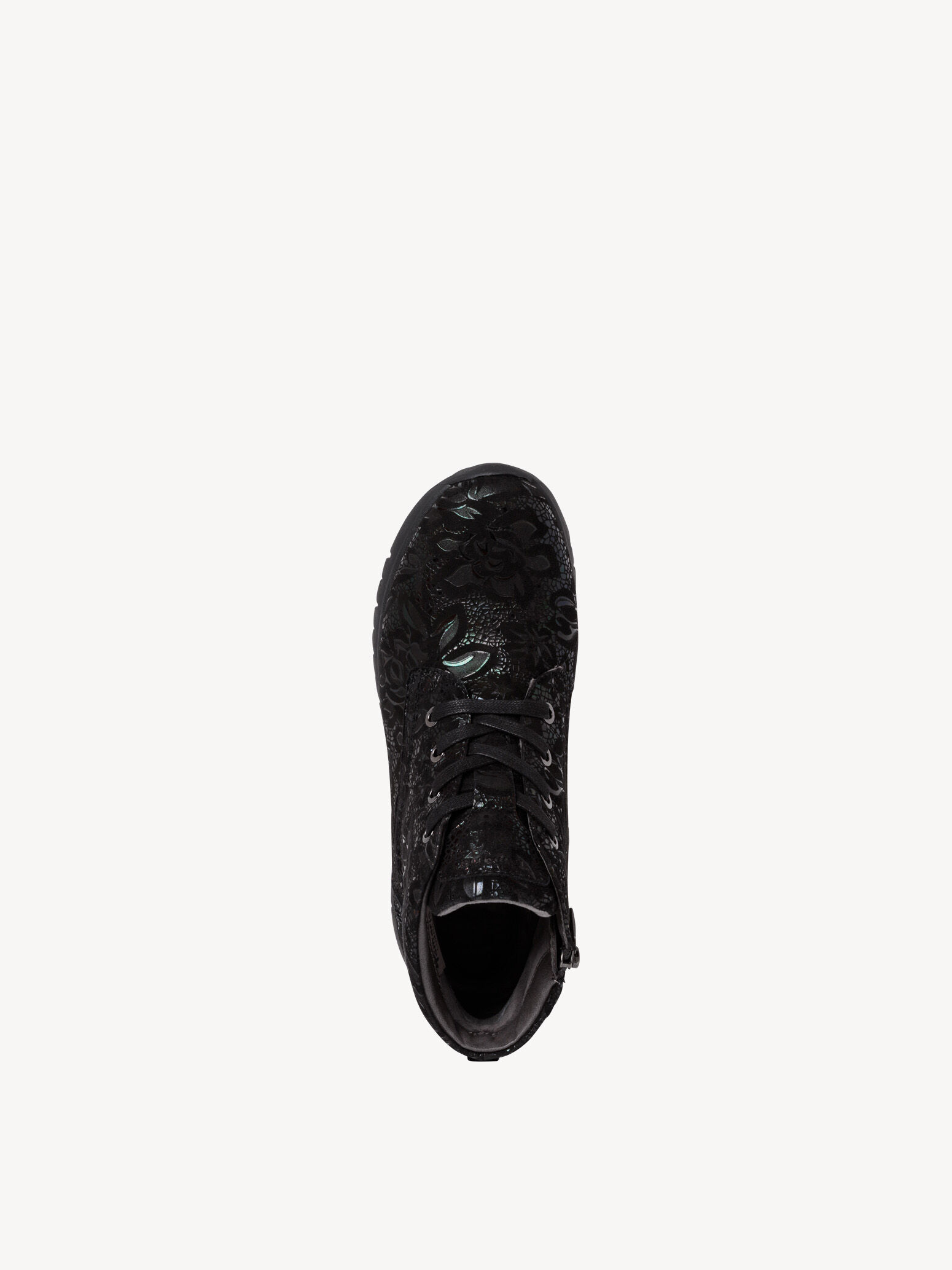 Bottine en cuir - noir