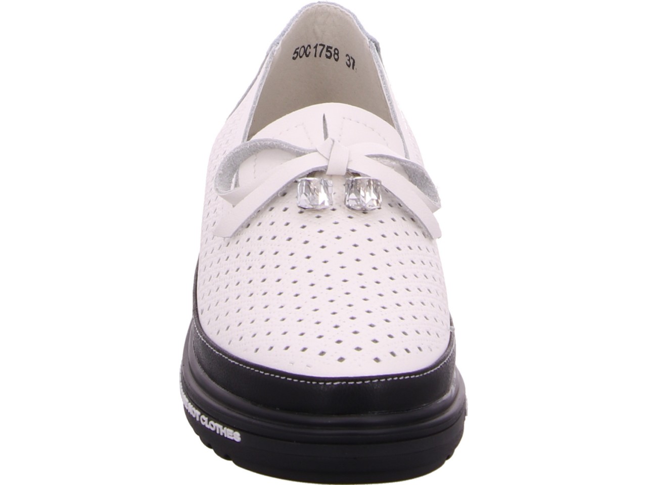 DIVERSE Sportliche Slipper weiss