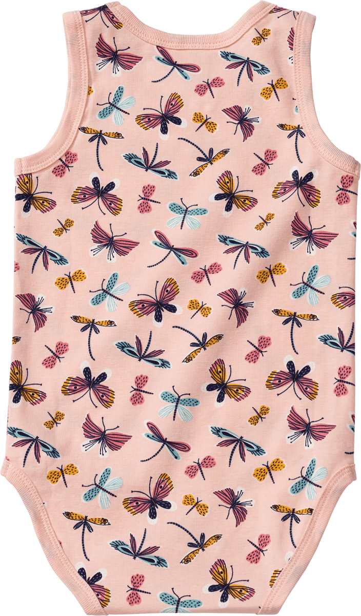 Body Ärmellos Pro Climate mit Schmetterling-Muster, rosa, Gr. 86/92, 1 St