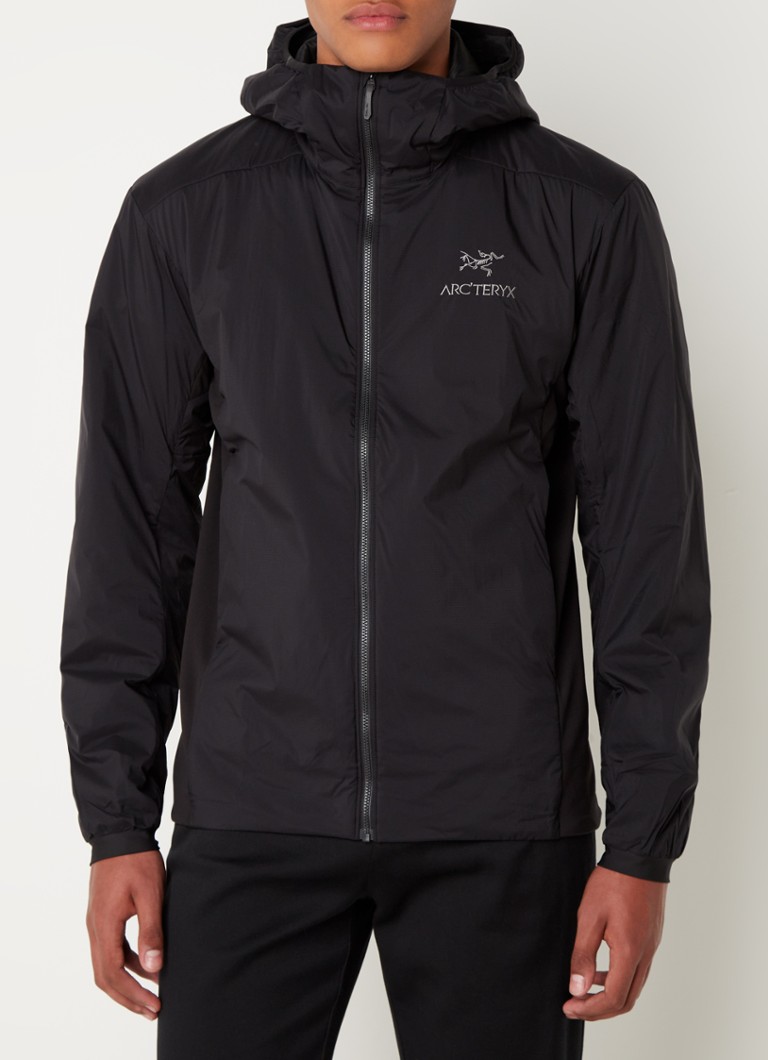 Arc'teryx Atom LT viegla jaka ar kapuci un kabatām ar rāvējslēdzēju