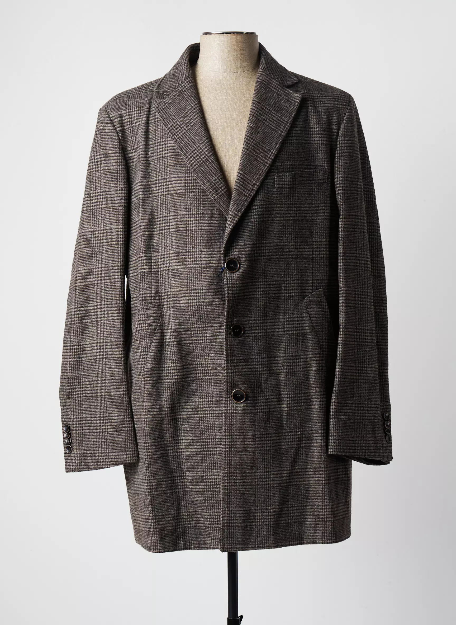 Dan John Manteaux Longs Homme couleur gris