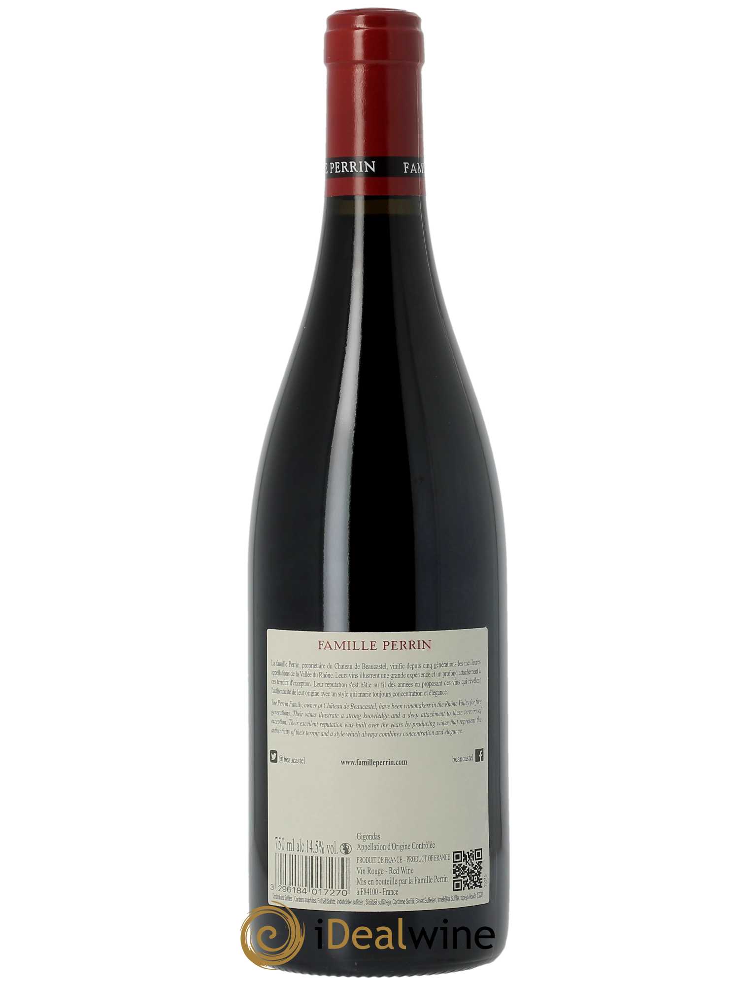 Gigondas La Gille Perrin & Fils  2020 - Lot de 1 Bouteille