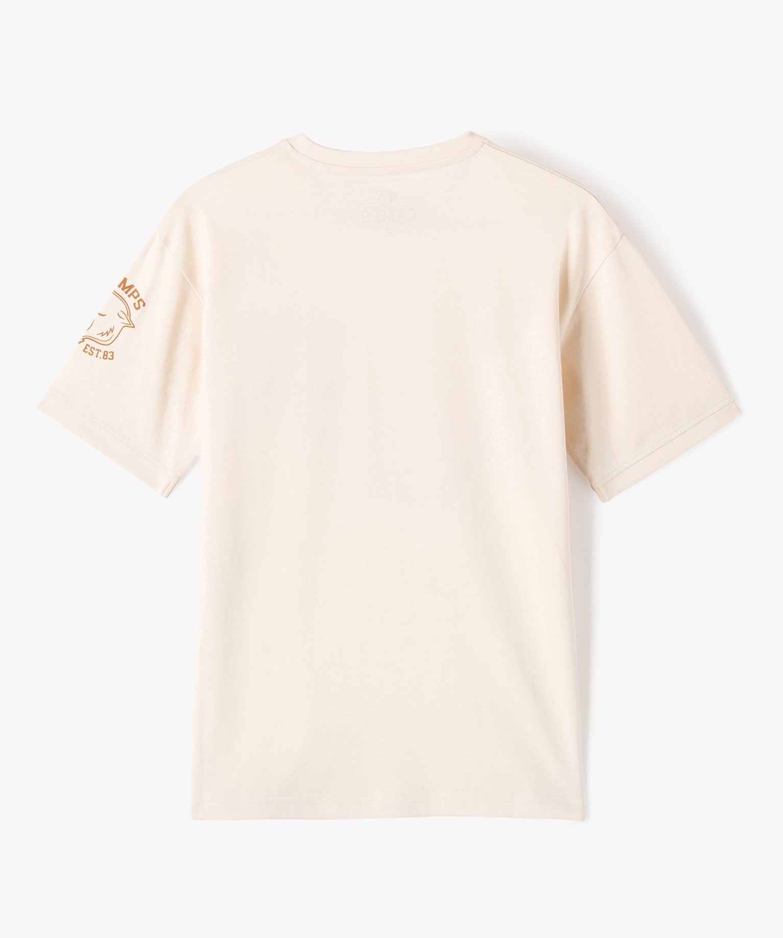 Tee-shirt à manches courtes avec motifs contrastants garo... beige | GEMO