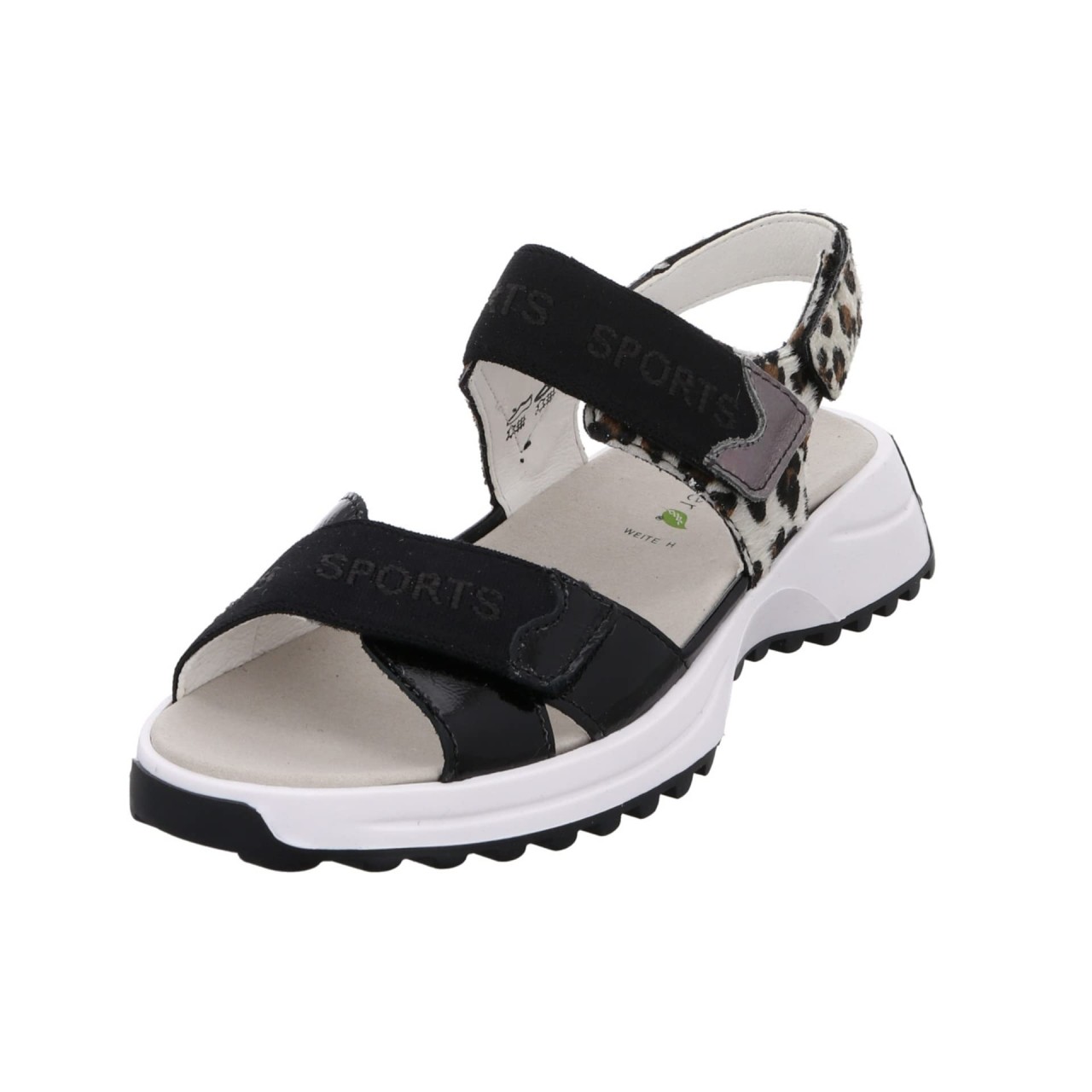 WALDLÄUFER Komfort Sandalen schwarz 2023 H-Trixi