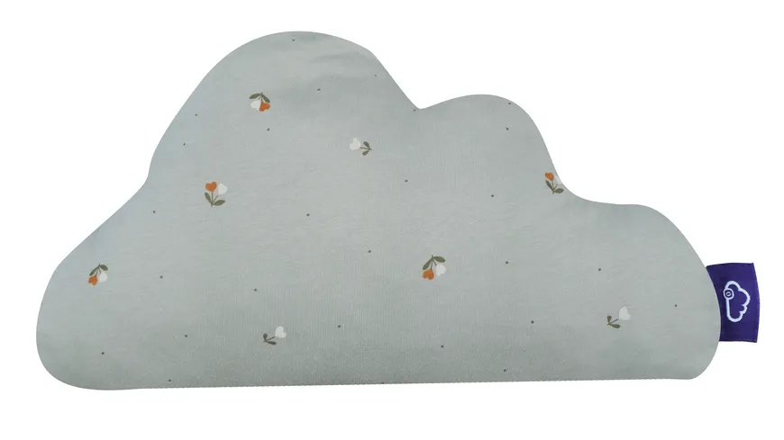 Träumeland Kuschelkissen Wolke Fiore 36x23x12cm grün