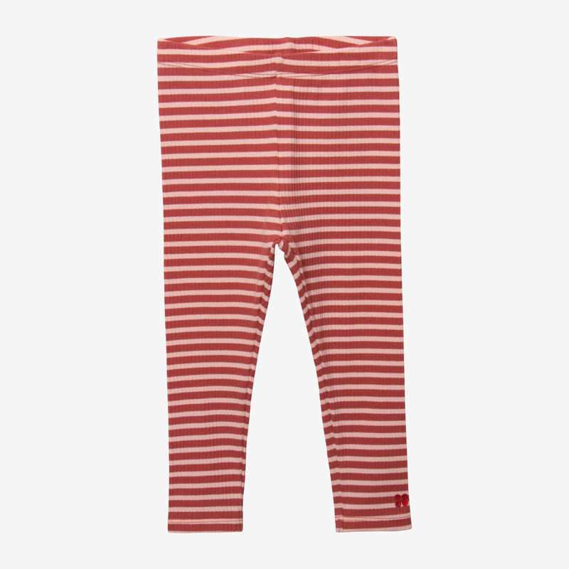 Leggings bébé fille brique rayé rouge Catimini