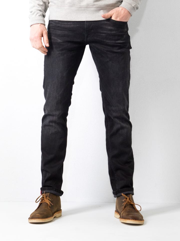 Petrol Industries Regular Tapered Fit Jeans Russel in Schwarz günstig kaufen