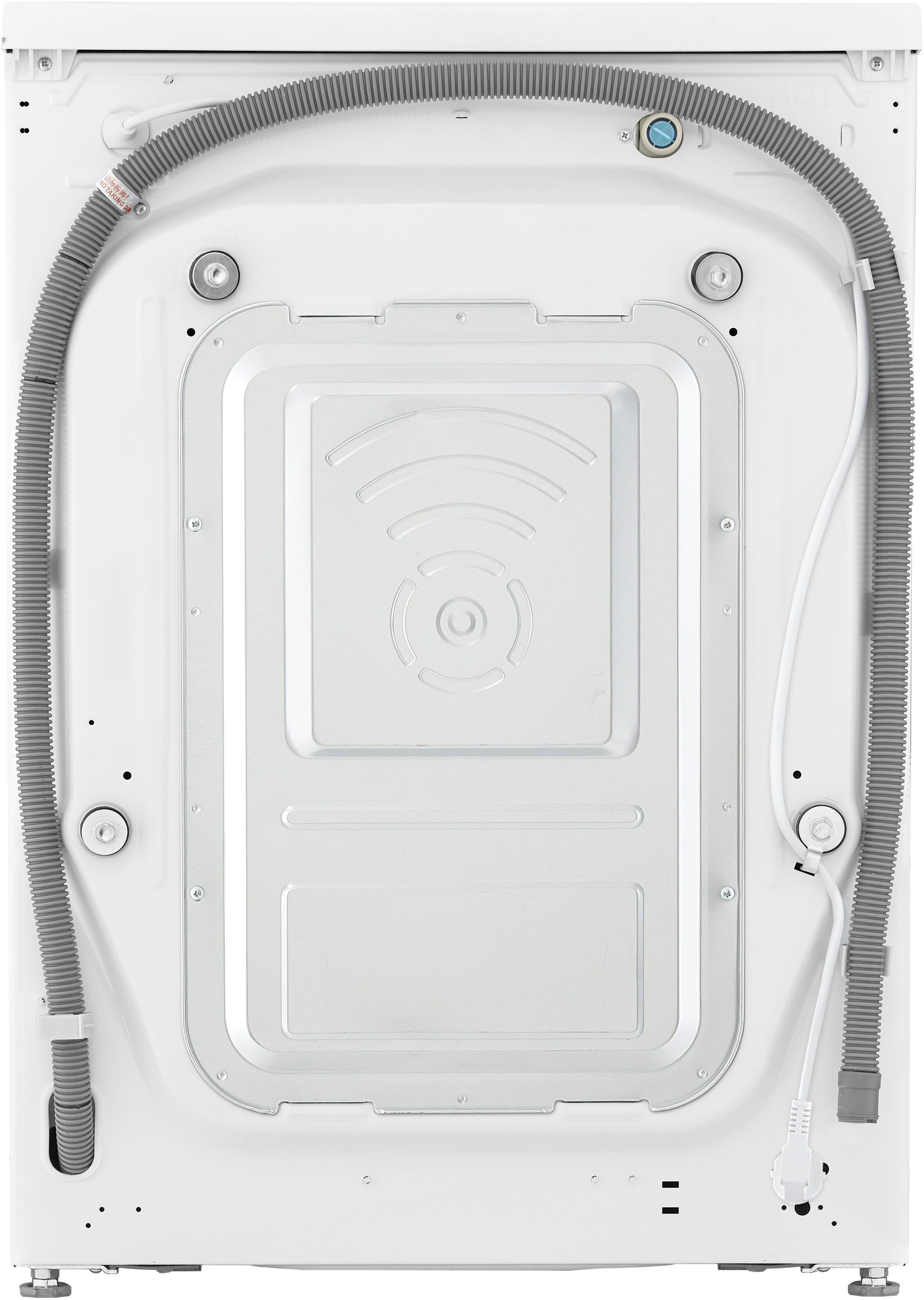 LG Waschtrockner V7WD107H2E, 10,5 kg, 7 kg, 1400 U/min, TurboWash® - Waschen in nur 39 Minuten