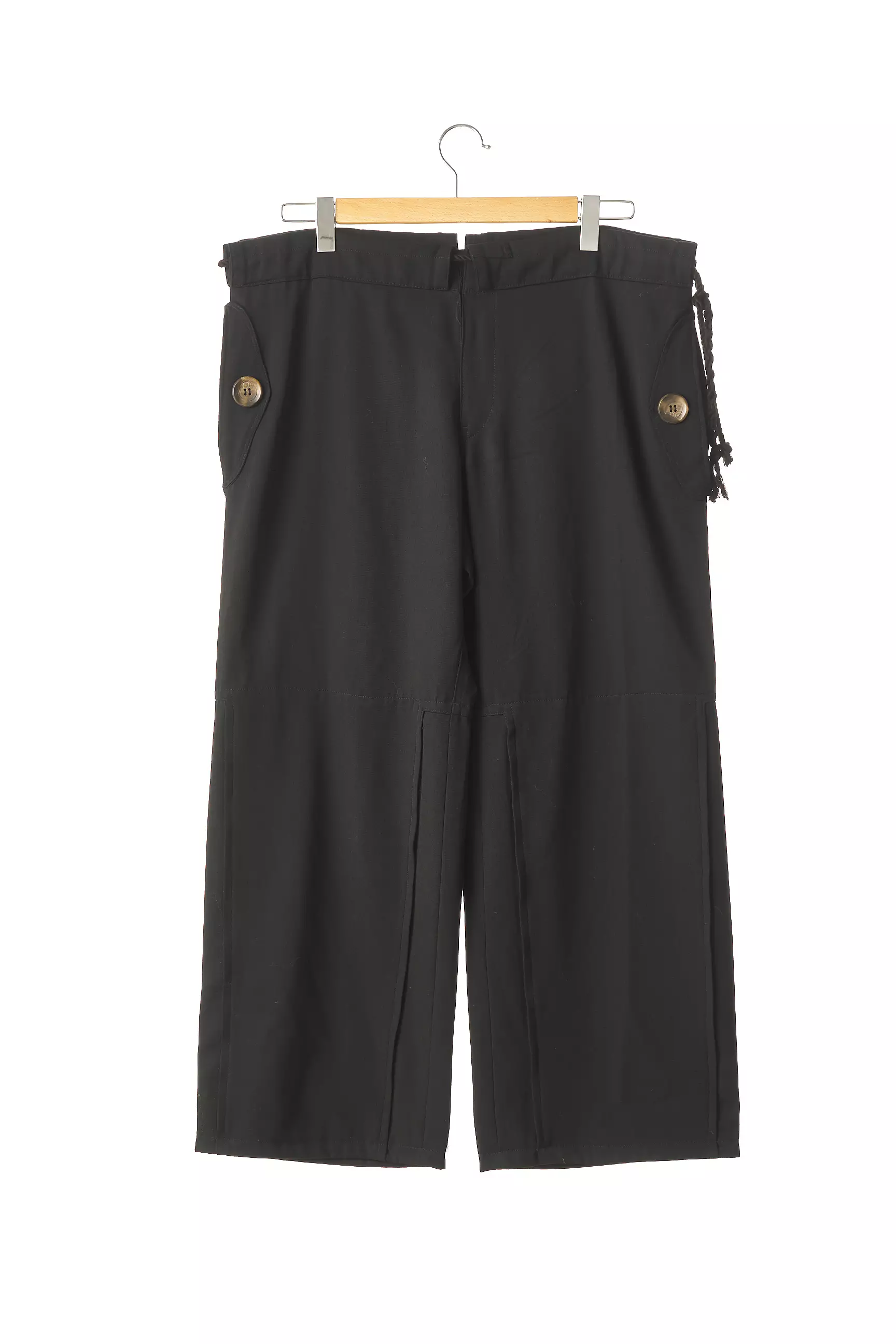 Yohji Yamamoto Pantacourts Femme couleur noir