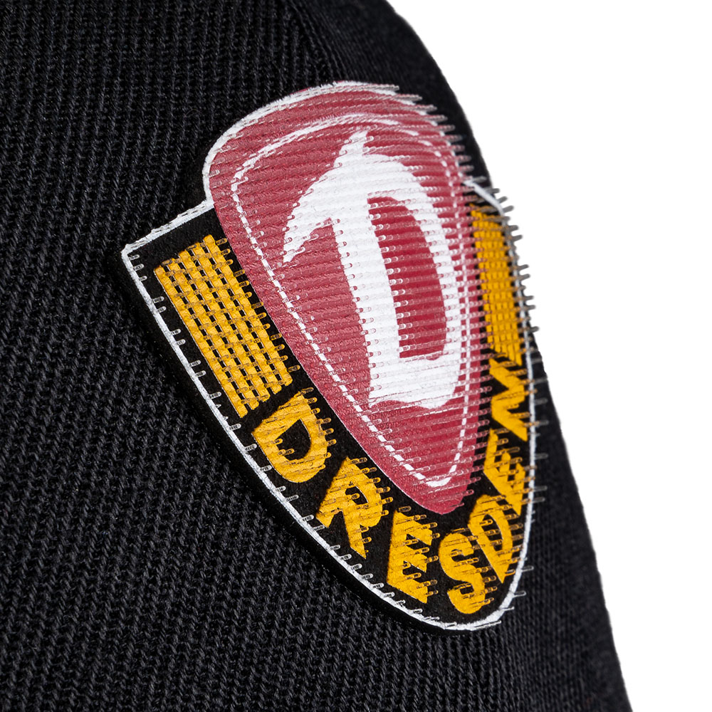 Basecap Wappen BRUSH Snapback schwarz