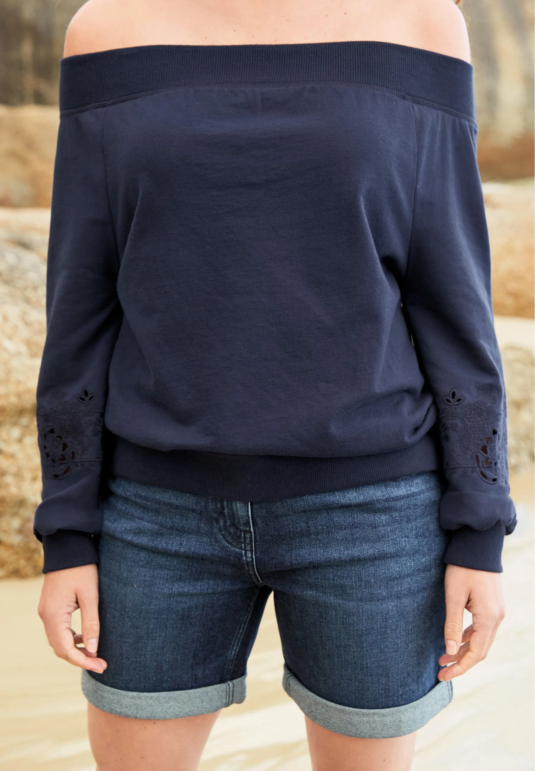 Próximos pantalones cortos de mezclilla