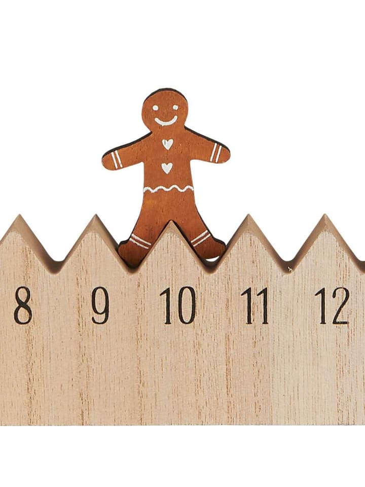 IB Laursen Weihnachtskalender LEBKUCHENMANN Gehend 50 cm günstig kaufen onesize