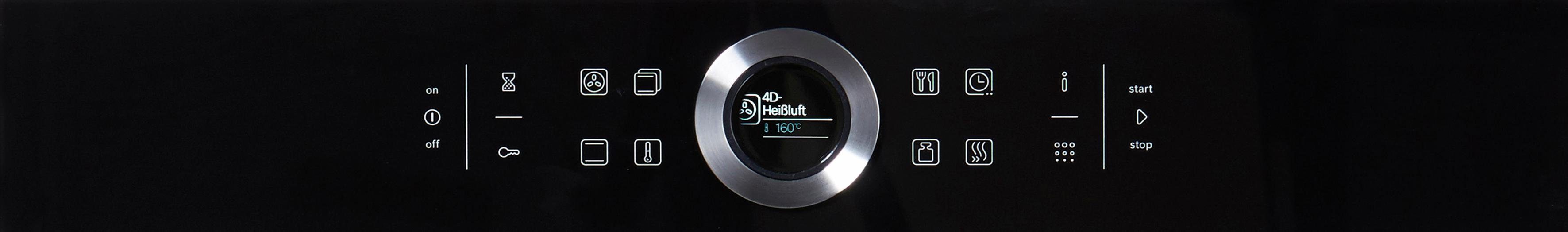 BOSCH Pyrolyse Backofen Serie 8 HBG675BB1, mit Teleskopauszug nachrüstbar, Pyrolyse-Selbstreinigung, mit AutoPilot