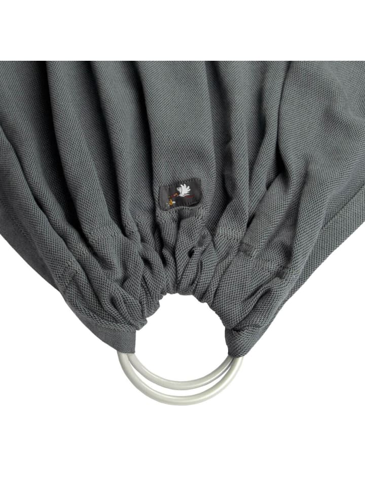 Hoppediz Babytragetuch Ring-Sling ultraleicht in Hamburg stone günstig kaufen 70 x 200 cm