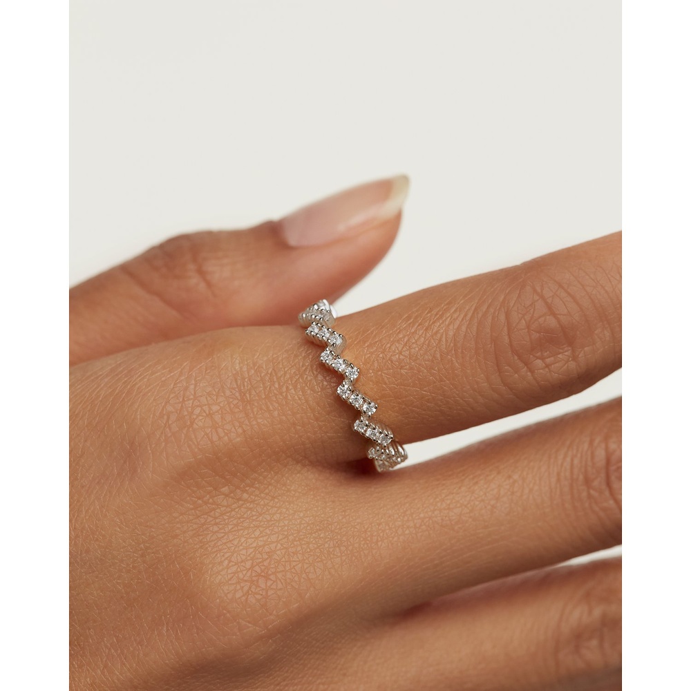 P D Paola Bague pour femme 925 Argent argent Bague